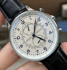 Luxury Brand VAKCAK Blue Mark Watch New Men Automatic Movement Mechanical Self-Wind Mens Stainless Steel Watches Wristwatches