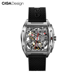 CIGA Design CIGA Watch Z Series Watch Barrel Type Double-Sided Hollow Automatic Skeleton Mechanical Men's Waterproof Watch