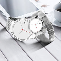 DOM simple series men and women couple watches men's waterproof casual quartz wrist watch fashion lady watch paul valentine