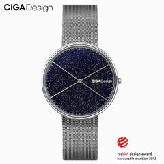 CIGA DESIGN CIGA Quartz Watch Star Watch Womens Simple Fashion Ladies Watch Wins Red Dot Design Award X series