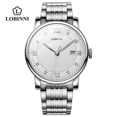 Switzerland Watch Luxury brand lovers Wristwatch Sapphire Vintage Quartz Watch Leather Montre Couple Watch xmas Gift Men women