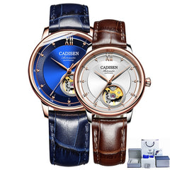 CADISEN men's watches top brand luxury automatic watch Couple mechanical Ladies for Lover Clock MIYOTA 90S5 Ultra-thin Watches