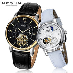 Couple watches For Lovers luxury top brand waterproof casual style New Fashion Mechanical Men Women Leather watch High quality